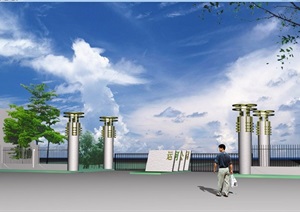 杭州城东桥段运河公园cad全套施工图