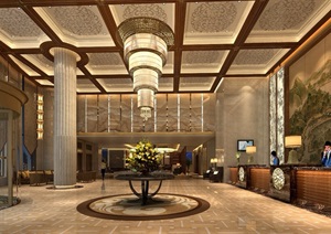 长沙中国城戴斯酒店室内设计jpg效果图
