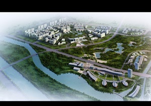 淮安旅游商务中心及生态公园规划设计jpg方案