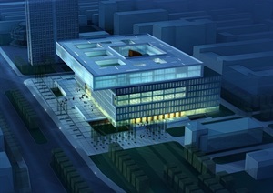 南开大学图书馆建筑设计jpg方案