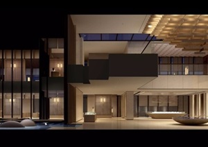 现代简约风格售楼处室内方案设计