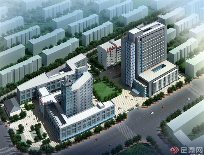 姜堰中医院详细建筑设计jpg方案