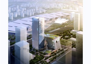 南京报业集团办公楼详细建筑设计jpg方案