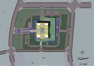 安徽铜陵博物馆文体建筑设计jpg方案及效果图