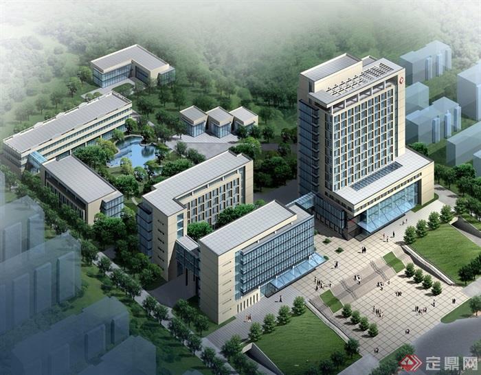 镇江中医院详细建筑设计jpg方案