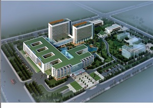 医院多层详细的建筑设计jpg方案