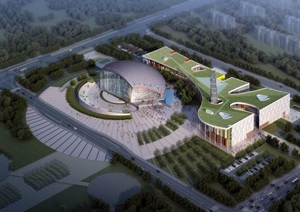 南京溧水文化艺术中心建筑设计jpg方案