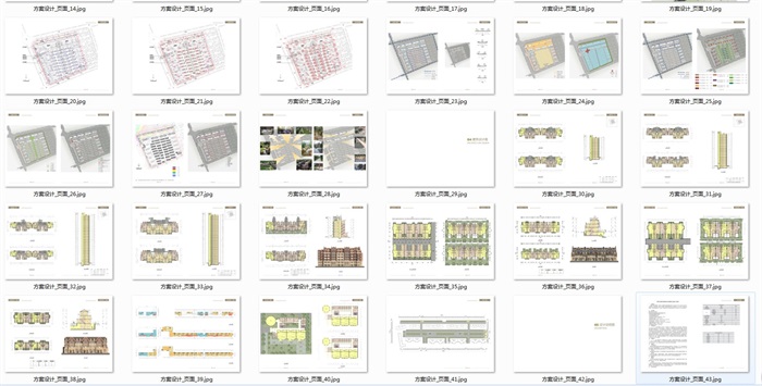 英伦风格商业住宅小区规划设计方案文本
