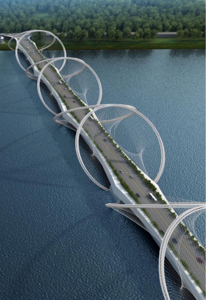 两条现代景观桥ＳＵ模型(8)