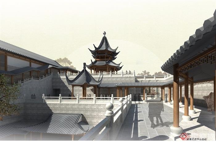 杭州江南春度假村规划设计jpg、cad方案