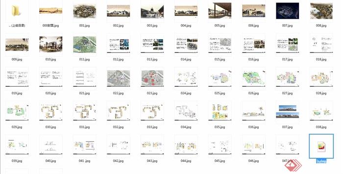 杭州江南春度假村规划设计jpg、cad方案