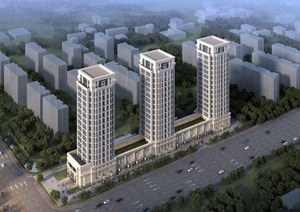 宁波四明西路商业住宅楼设计jpg方案