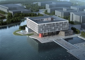 南京工业职业技术学院图书馆建筑设计jpg方案