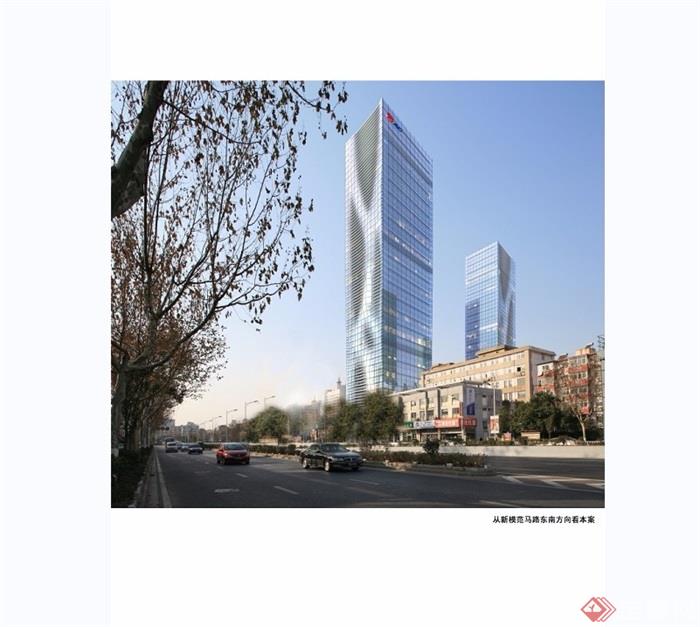 国电南自新模范马路办公楼详细建筑设计jpg方案