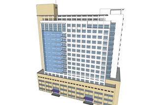 9个风格各异综合医院建筑方案ＳＵ模型