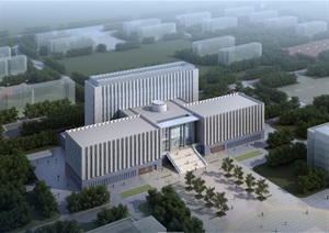 亳州图书馆详细建筑设计jpg方案