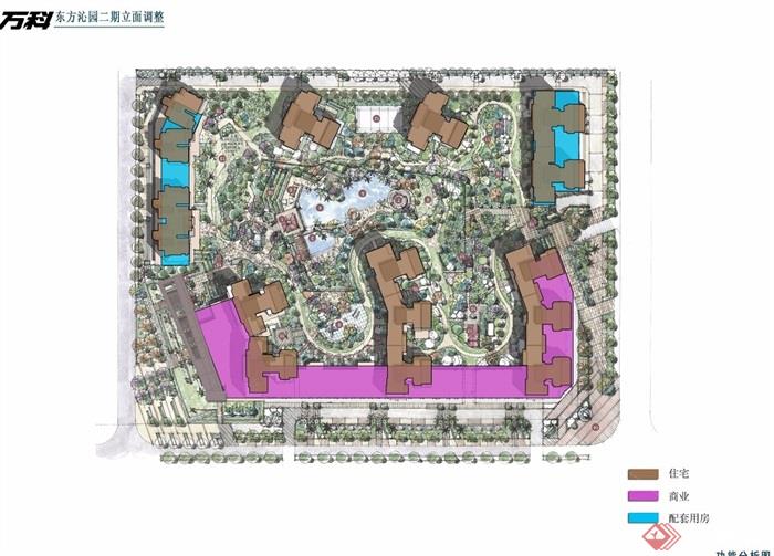 万科.金色沁园详细住宅小区景观设计jpg、cad方案