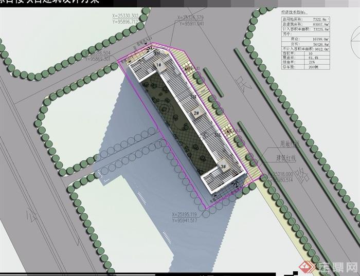 坑梓商业住宅综合楼设计cad、jpg方案