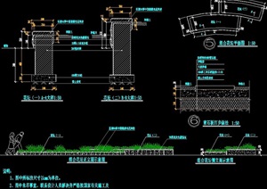 某现代风格小广场节点cad施工图
