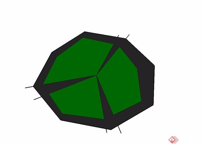 46个专项平面植物素材设计su模型