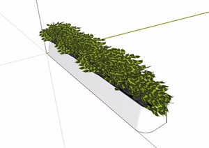 28个灌木植物盆景素材设计SU(草图大师)模型