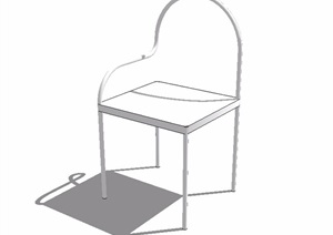 园林景观简约座椅素材设计SU(草图大师)模型