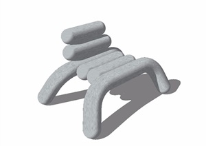 简约创意座椅设计SU(草图大师)模型