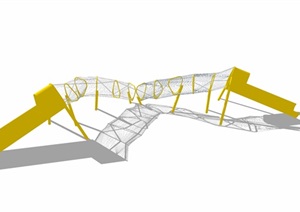 国外儿童游乐设施SU(草图大师)模型