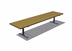 长条坐凳设计SU(草图大师)模型