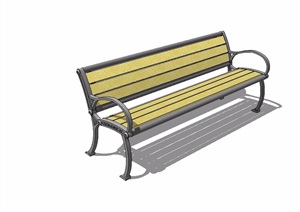某欧式风格详细完整的坐凳SU(草图大师)模型