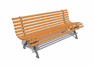 某欧式风格休闲座椅SU(草图大师)模型