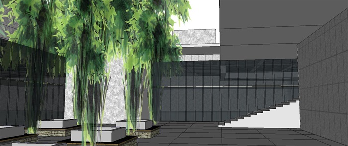 地下展览博物馆设计与外环境绿化规划设计(2)