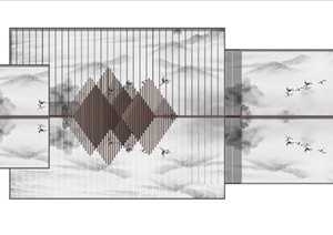 50款现代典雅山石片岩山水景墙设计SU(草图大师)模型