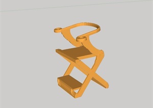 某创意座椅设计SU(草图大师)模型