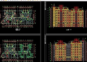 某小高层住宅楼cad图纸