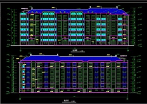 某住宅楼建筑设计cad方案图纸