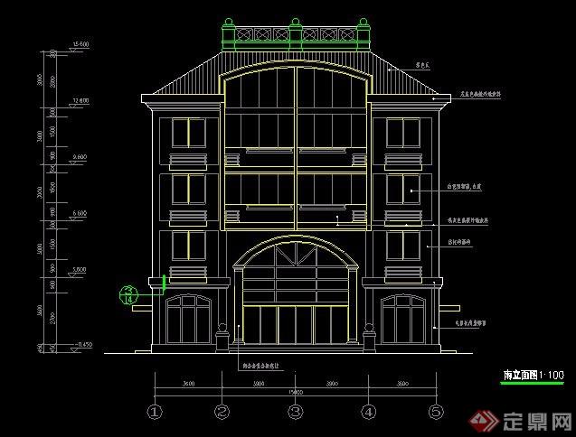 欧式私人住宅建筑设计施工图