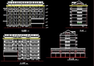 六层商住楼建筑施工图