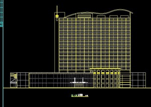 现代高层酒店建筑平立面方案设计