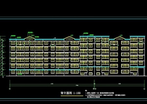 某欧式全套多层住宅楼cad方案