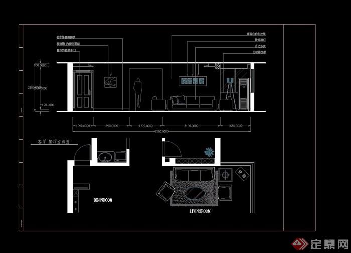 日本住宅室内装饰设计cad施工案例