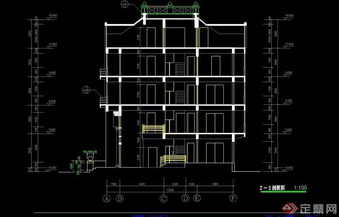 多层高级寓所建cad施工图