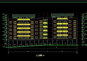 荣泰春天1号住宅楼建筑cad施工图