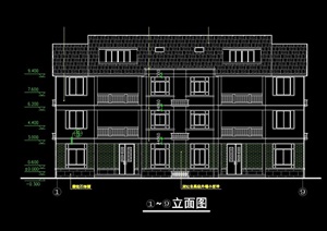 XX市中式村民住宅通用建筑设计cad施工图纸
