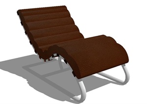 现代风格独特躺椅SU(草图大师)模型