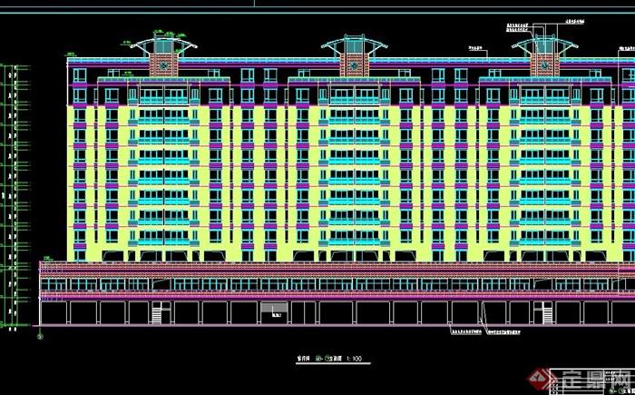 某市政府高层住宅cad全套建筑图