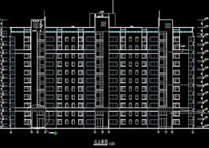 高层住宅楼建筑方案图纸设计