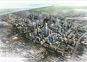 长沙某商业社区CBD概念规划设计方案