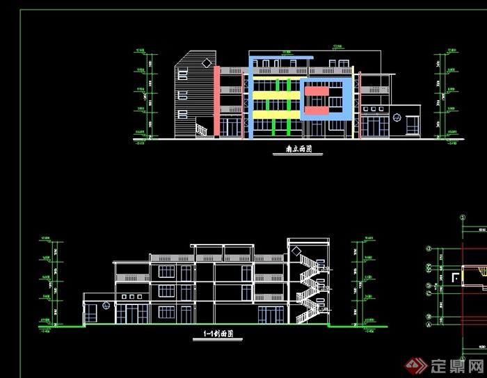 现代多层详细的幼儿园设计cad方案