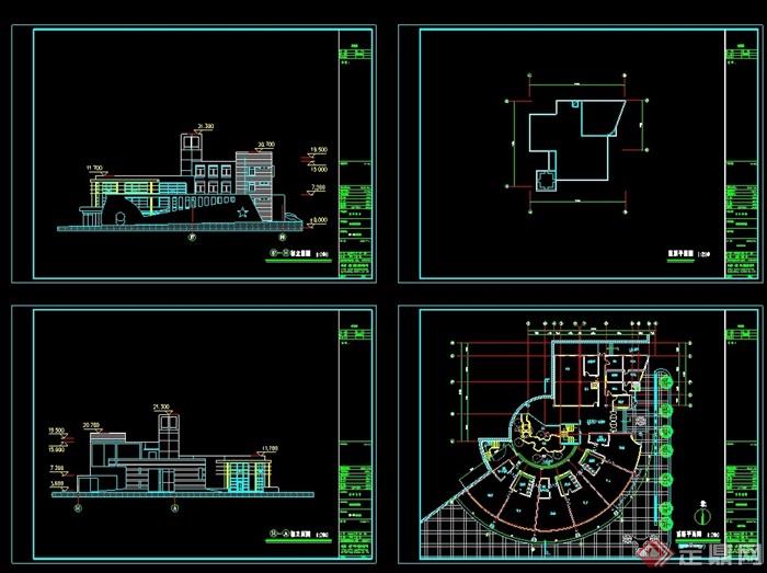 某现代多层幼儿园设计cad方案